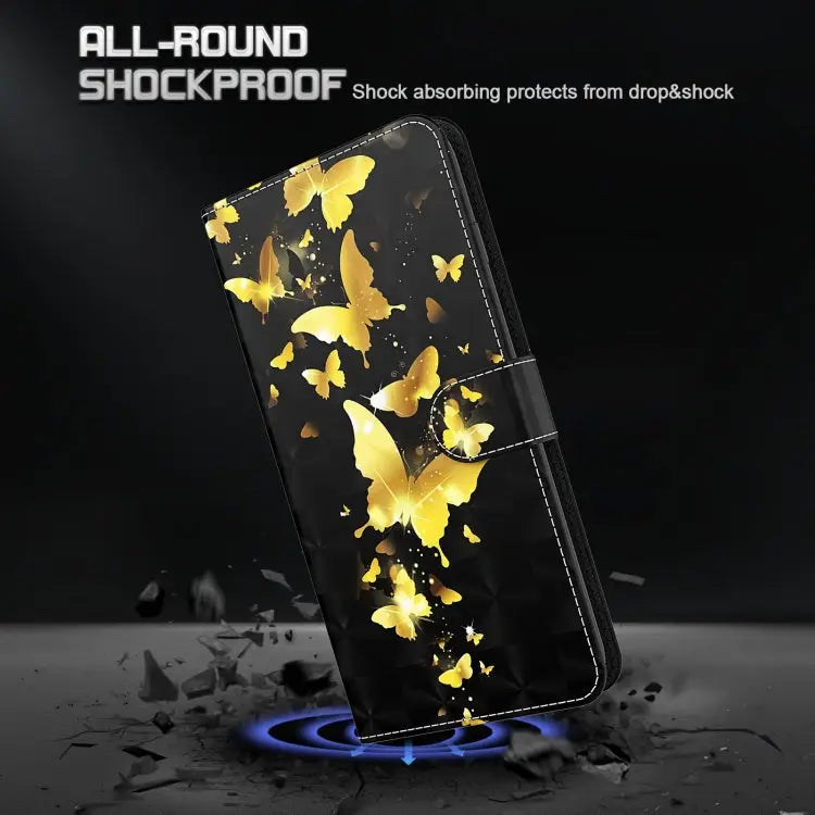 3D Painting Pattern Flip Leather Phone Case For iPhone 14 Pro For iPhone 14 Pro Max - Apple Accessories