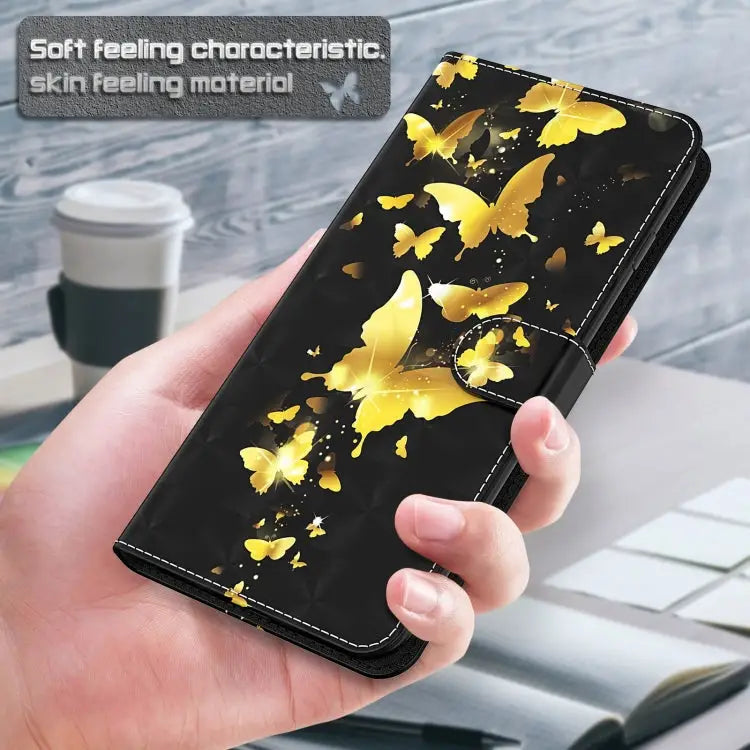 3D Painting Pattern Flip Leather Phone Case For iPhone 14 Pro For iPhone 14 Pro Max - Apple Accessories
