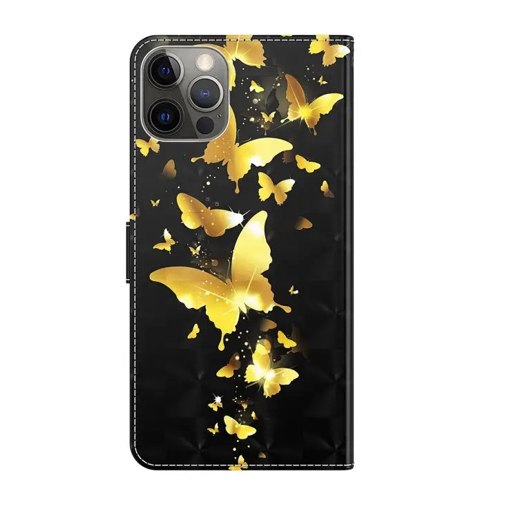3D Painting Pattern Flip Leather Phone Case For iPhone 14 Pro For iPhone 14 Pro Max - Apple Accessories