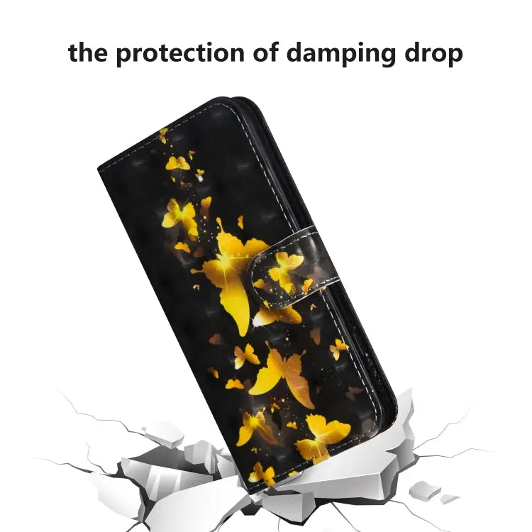 3D Painting Pattern Horizontal Flip TPU + PU Leather Case with Holder & Card Slots & Wallet For Xiaomi Redmi 9A