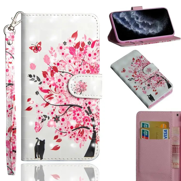 3D Painting Pattern Horizontal Flip TPU + PU Leather Case with Holder & Card Slots & Wallet & Lanyard For iPhone 11 Pro
