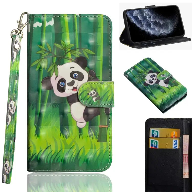 3D Painting Pattern Horizontal Flip TPU + PU Leather Case with Holder & Card Slots & Wallet & Lanyard For iPhone 11 Pro
