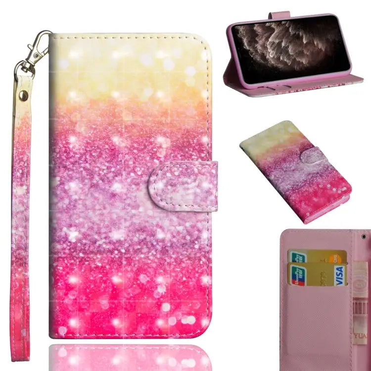 3D Painting Pattern Horizontal Flip TPU + PU Leather Case with Holder & Card Slots & Wallet & Lanyard For iPhone 11 Pro
