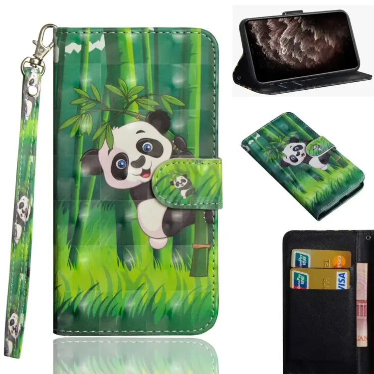 3D Painting Pattern Horizontal Flip TPU + PU Leather Case with Holder & Card Slots & Wallet & Lanyard For iPhone 11 Pro