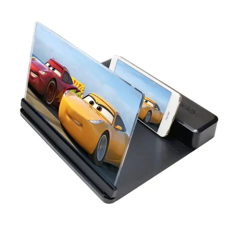 3D Phone Screen Magnifier HD Screen Smartphone Movie Video Magnifier Portable Folding Enlarged Screen Expander Stand