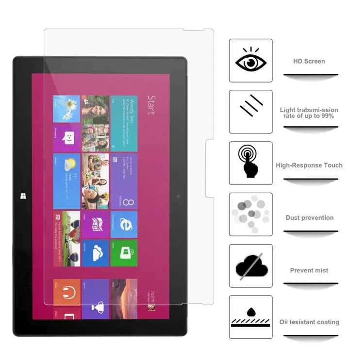 3H Professional Paper Textured Screen Film Pencil Sketch Film for Microsoft Surface Pro 4 / 5 / 6 / 7 For Microsoft