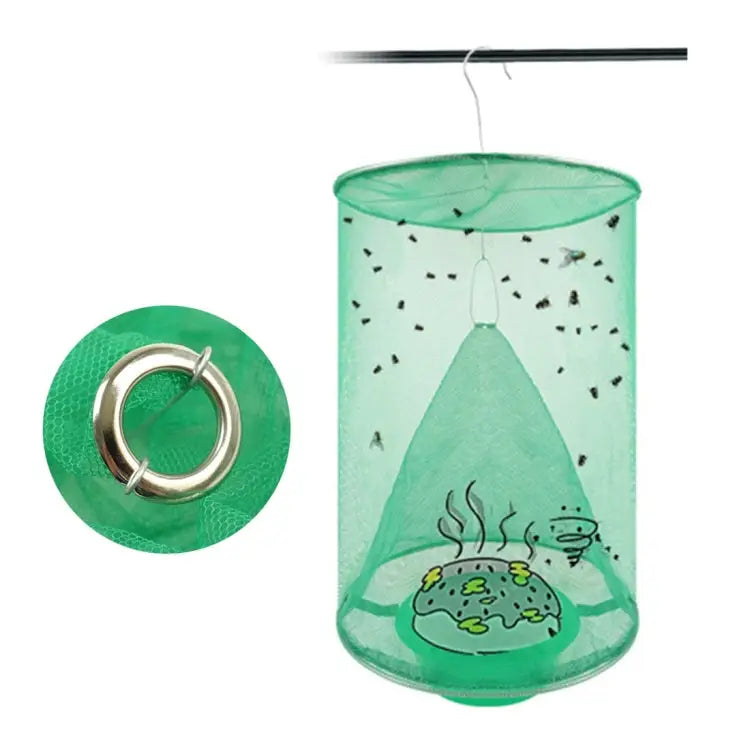 3pcs Folding Hanging Automatic Fly Hunter Induced Fly Cage Fly Cage - Fly Cage