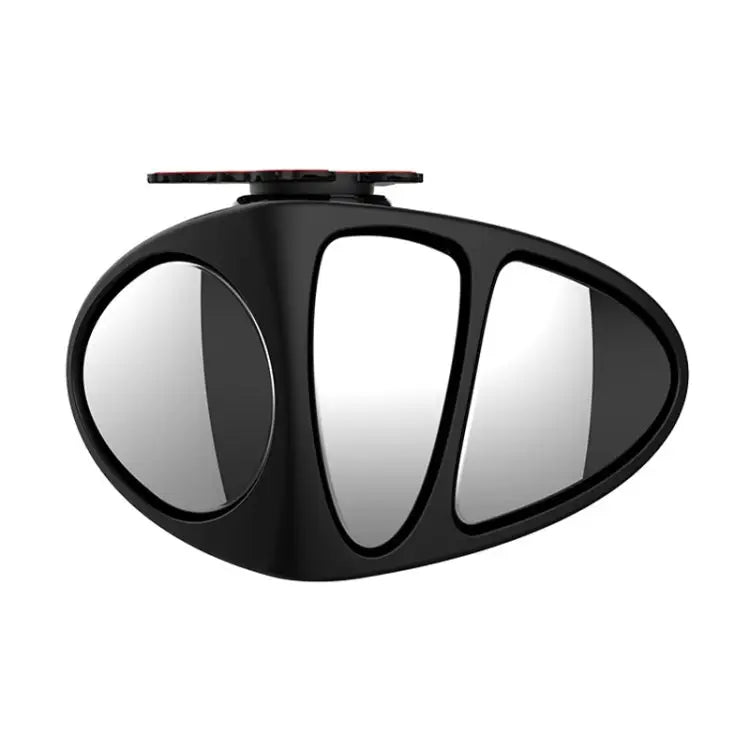 3R-146 3 in 1 Car Rearview Auxiliary Blind Spot Mirror Rear View 146 Front Wheel Mirror for Right Side 3 in 1 Black