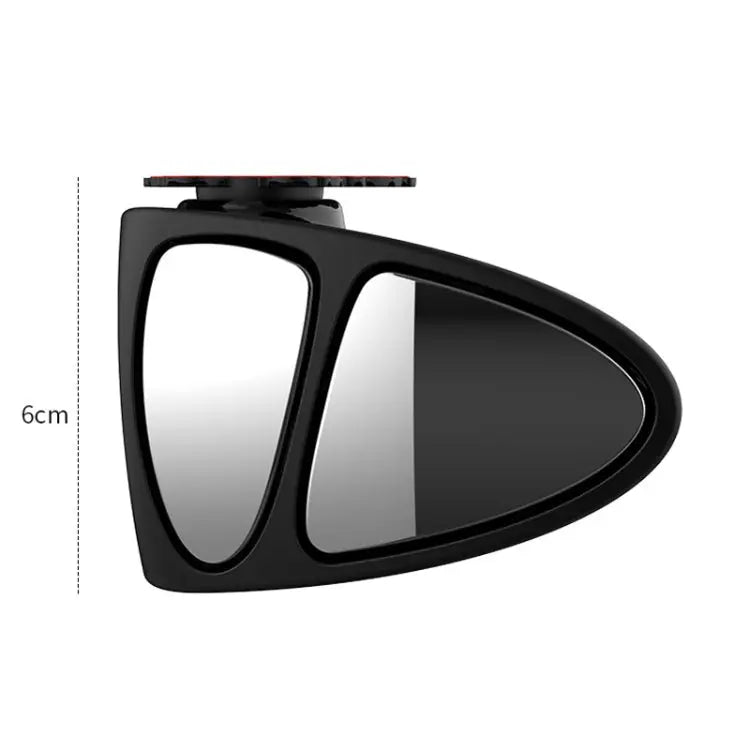 3R-146 3 in 1 Car Rearview Auxiliary Blind Spot Mirror Rear View 146 Front Wheel Mirror for Right Side 3 in 1 Black