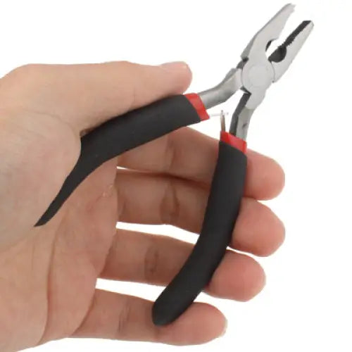 4.5 inch Serrated Jaw Nonslip Grip Wire Cutting Combination Pliers 4.5 inch - 4.5 inch
