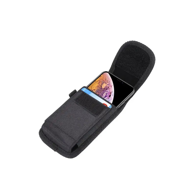 4.7 inch Universal Vertical Nylon Fabric Waist Bag for iPhone X & iPhone 8 Galaxy S6 Redmi 3