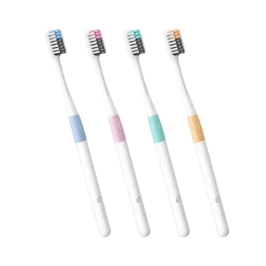 4 in 1 Original Xiaomi Mijia Dr.Bei Bass Method Soft Toothbrushes 4 PCS - 4 PCS