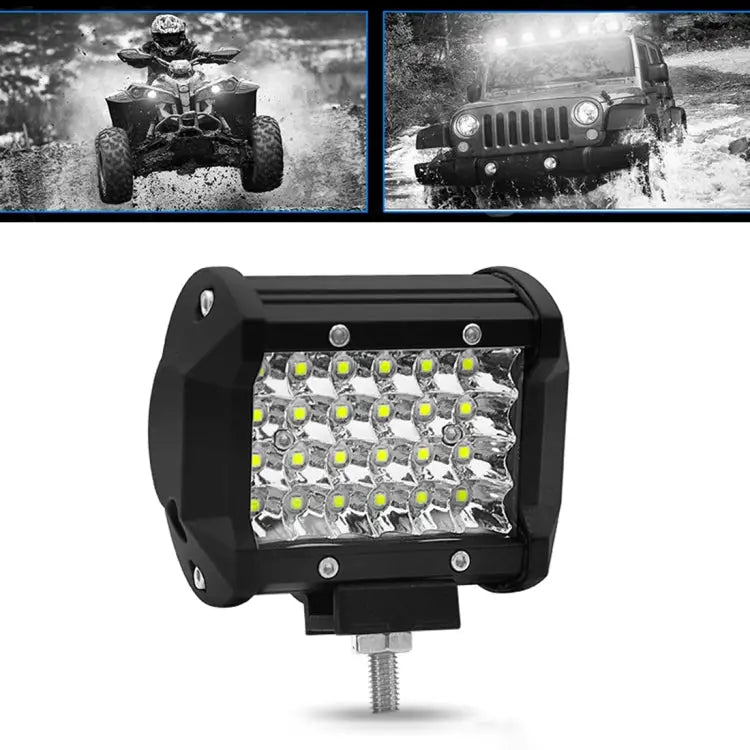 4 inch 18W 1800LM 4 Row LED Strip Light Working Refit Off-road Vehicle Lamp Roof Strip Light 4 inch 72W - 4 inch 72W