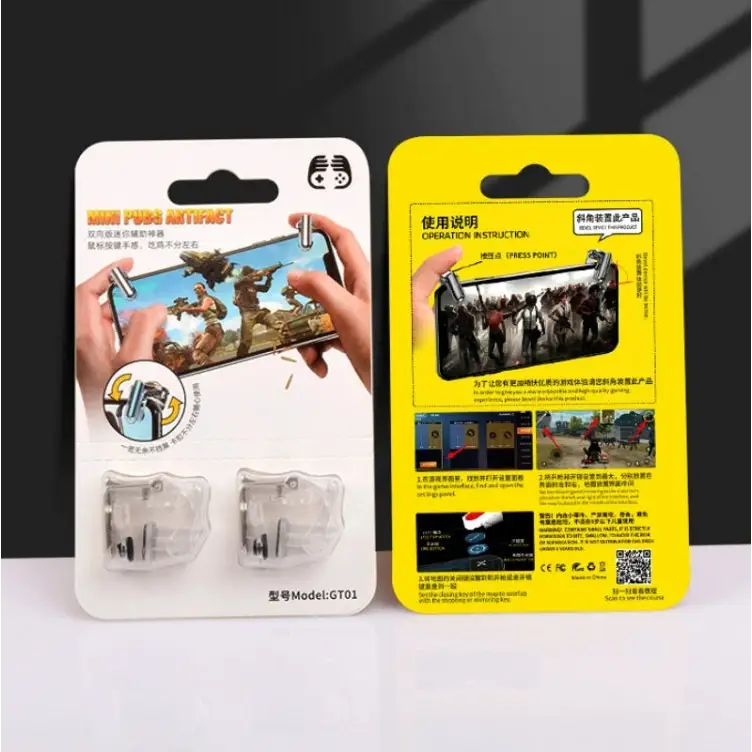 4 Paris GT01 Mini Auxiliary Shooting Gamepad with Alloy Mechanical Feel Buttons GT01 - GT01