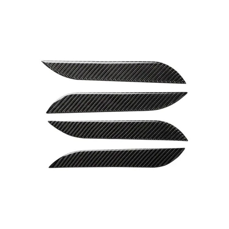 4 PCS Carbon Fiber Car Outside Handle Decorative Sticker for Tesla Model S Outside Handle - Outside Handle