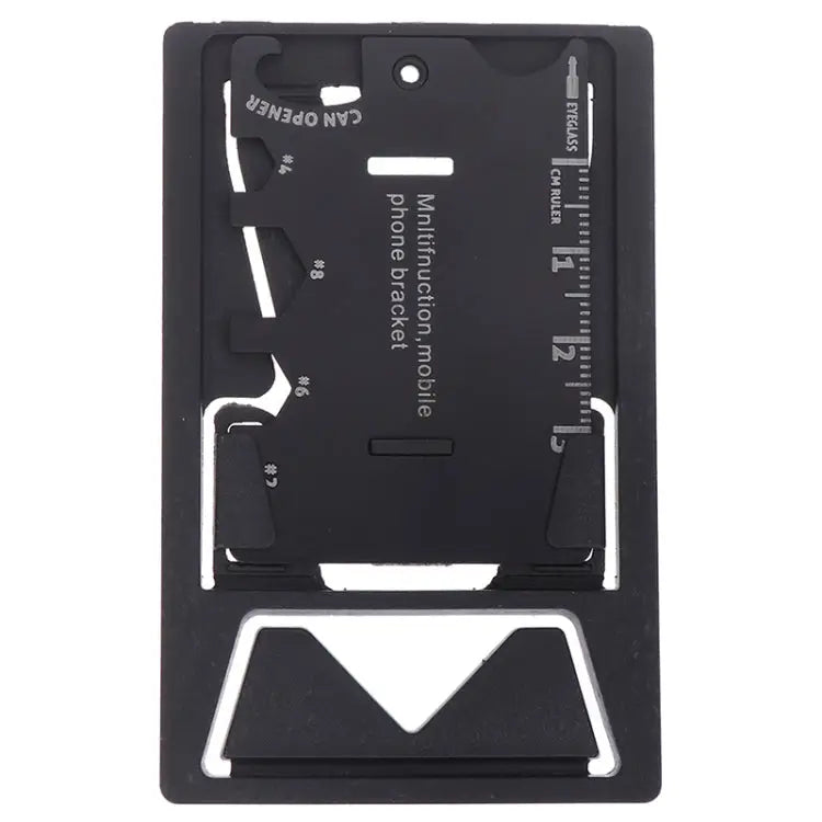 4 PCS Multifunction Folding Mobile Phone Bracket Mini EDC Tool Card Bottle Opener