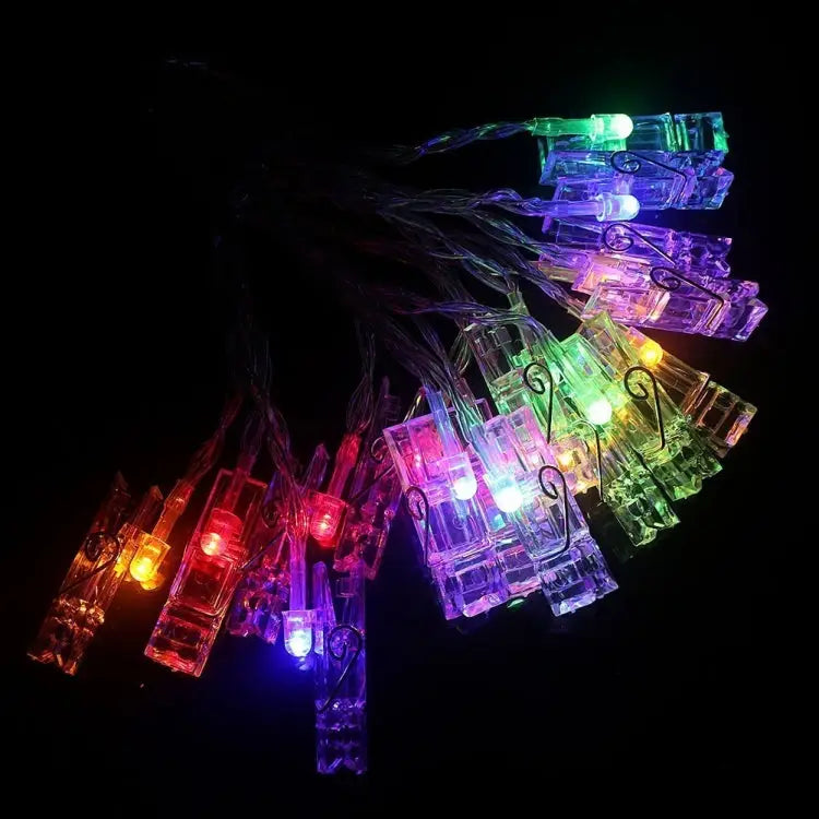 40 LEDs 3 x AA Batteries Box Chains Lamp Decorative Light for Home Hanging Pictures DIY Party Wedding Christmas