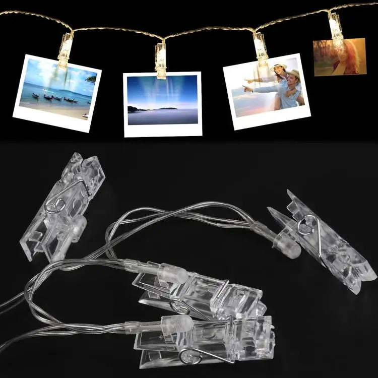 40 LEDs 3 x AA Batteries Box Chains Lamp Decorative Light for Home Hanging Pictures DIY Party Wedding Christmas
