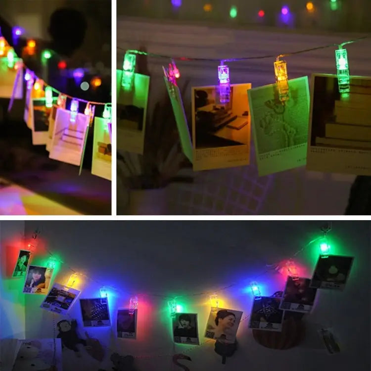40 LEDs 3 x AA Batteries Box Chains Lamp Decorative Light for Home Hanging Pictures DIY Party Wedding Christmas