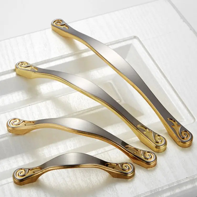4041-128 Double Gold Zinc Alloy Cabinet Handle Pitch: 128mm 4041-128 Double Gold - 4041-128 Double Gold