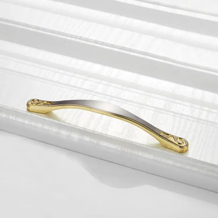 4041-128 Double Gold Zinc Alloy Cabinet Handle Pitch: 128mm 4041-128 Double Gold - 4041-128 Double Gold