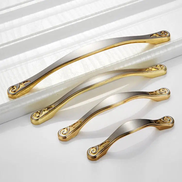 4041-128 Double Gold Zinc Alloy Cabinet Handle Pitch: 128mm 4041-128 Double Gold - 4041-128 Double Gold