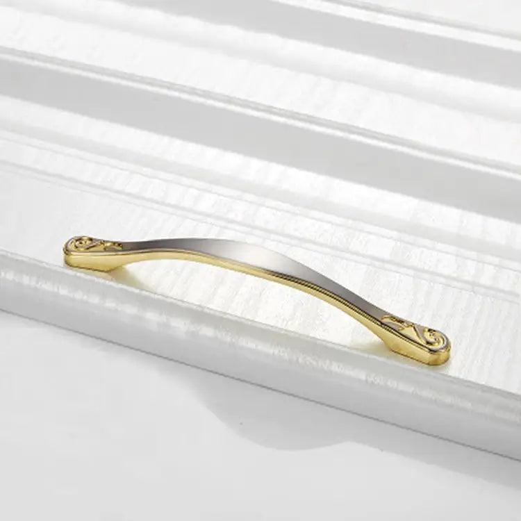 4041-128 Double Gold Zinc Alloy Cabinet Handle Pitch: 128mm 4041-128 Double Gold - 4041-128 Double Gold
