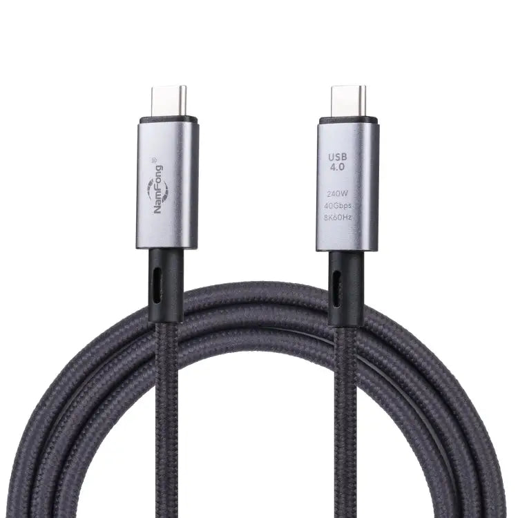 40Gbps 8K USB-C/Type-C to USB-C/Type-C Video Cable Compatible with USB 4 Length: 1m 40Gbps Type-C to Type-C - 40Gbps