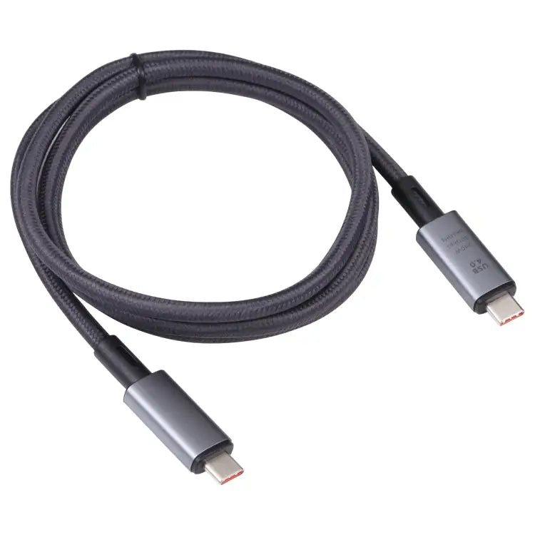 40Gbps 8K USB-C/Type-C to USB-C/Type-C Video Cable Compatible with USB 4 Length: 1m 40Gbps Type-C to Type-C - 40Gbps