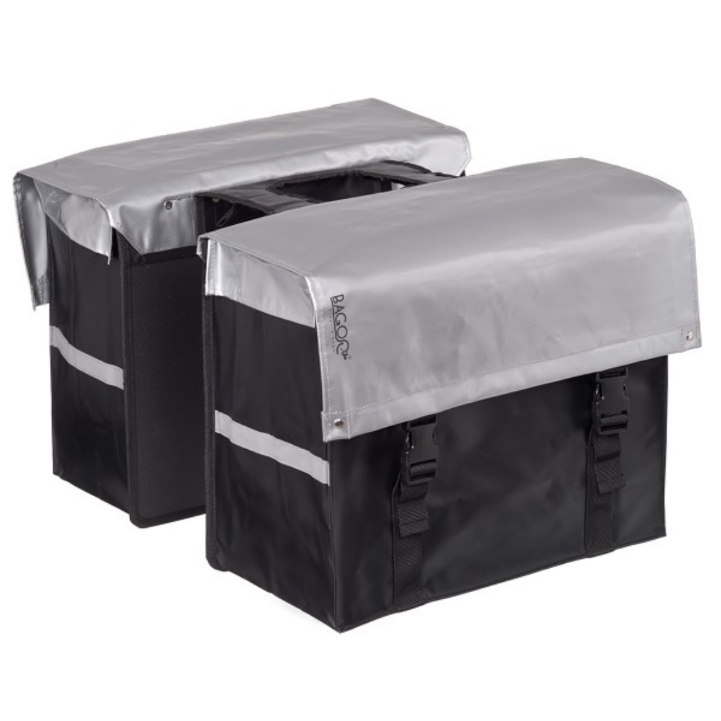 FD1401C bagoo tas dubbel zilver/zwart 58