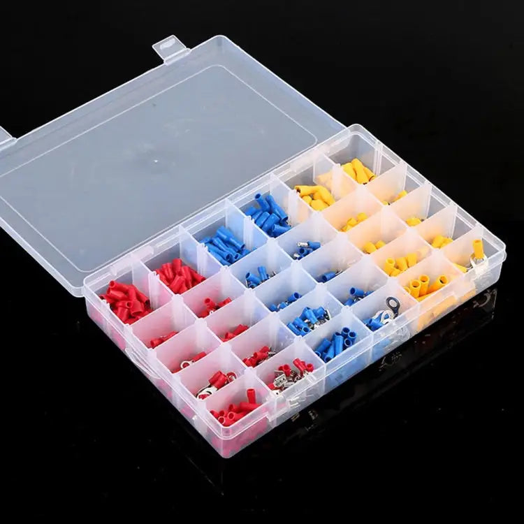 480 PCS Cold Press Electrical Insulated Terminals Crimp Connectors Assortment Kit 480 PCS - 480 PCS
