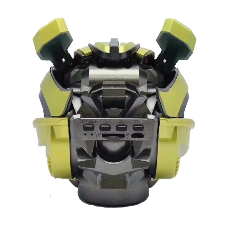 5.0 Bluetooth Speaker Bumblebee Cartoon Speaker Support TF FM Function Metal Material