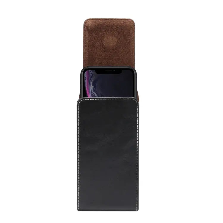 5.2 inch Universal Vertical Lambskin Texture Waist Bag for iPhone XS Galaxy S10e Huawei P30 - For 5.2 inch