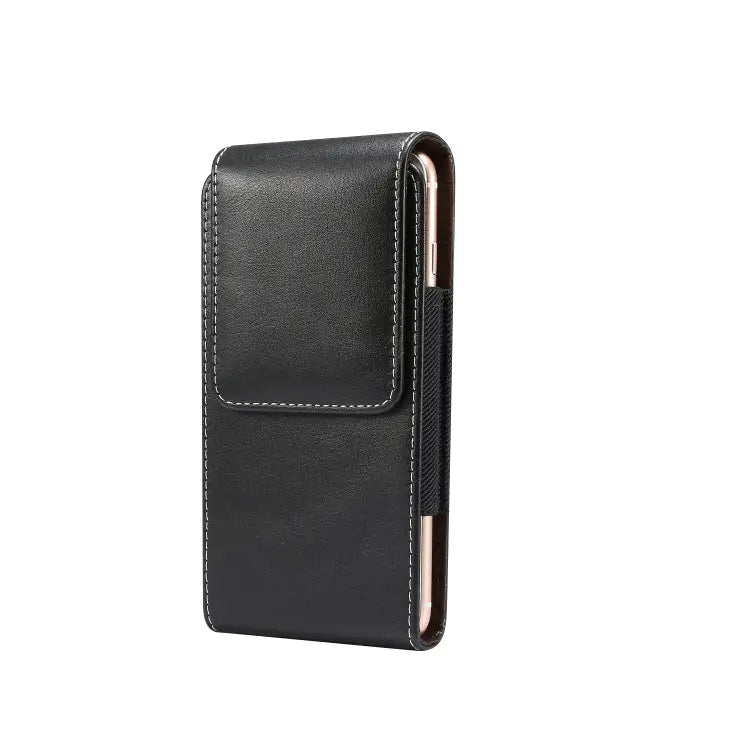 5.2 inch Universal Vertical Lambskin Texture Waist Bag for iPhone XS Galaxy S10e Huawei P30 - For 5.2 inch
