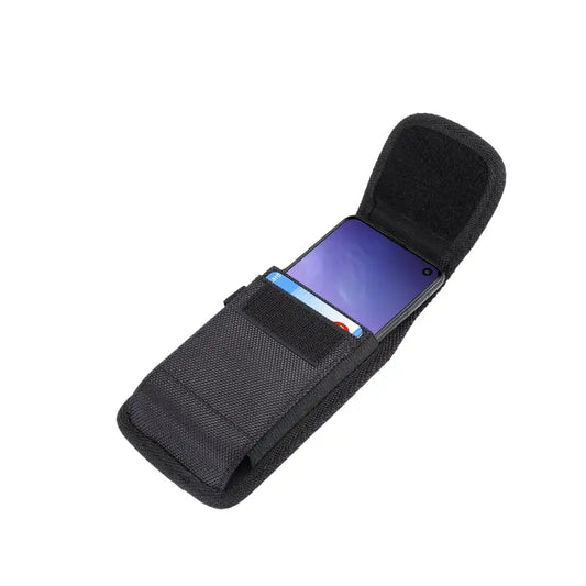 5.2 inch Universal Vertical Nylon Fabric Waist Bag for Galaxy S10e Huawei P30 & Honor 8