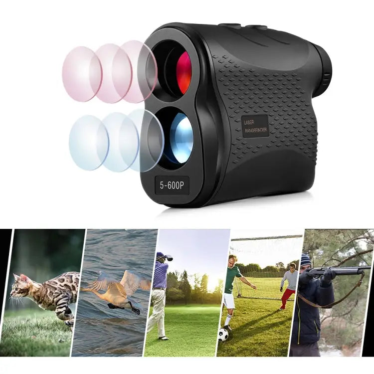 5-600P Handheld Golf Laser Distance Measuring Instrument Telescope Range Finder Distance Measurer 600m 5-600m - 5-600m