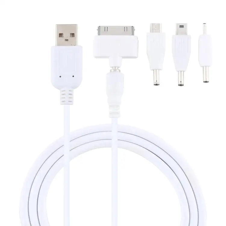 5 in 1 Multi-function Data Cable with 4 Adapters Suitable for Mico USB / HDMI / Nokia 2.0 / iPhone 4 - 5 in 1