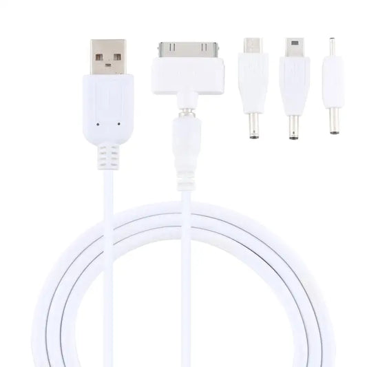 5 in 1 Multi-function Data Cable with 4 Adapters Suitable for Mico USB / HDMI / Nokia 2.0 / iPhone 4 - 5 in 1