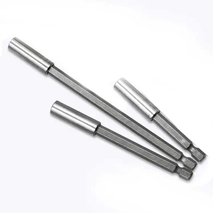 5 PCS 1/4 Electric Batch Head High Magnetism Connecting Rod Pistol Drill Extension Rod Sleeve Fast Turning Joint