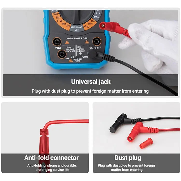 5 PCS CAT III 1000V 20A Multimeter Test Leads Probes 5 PCS - 5 PCS