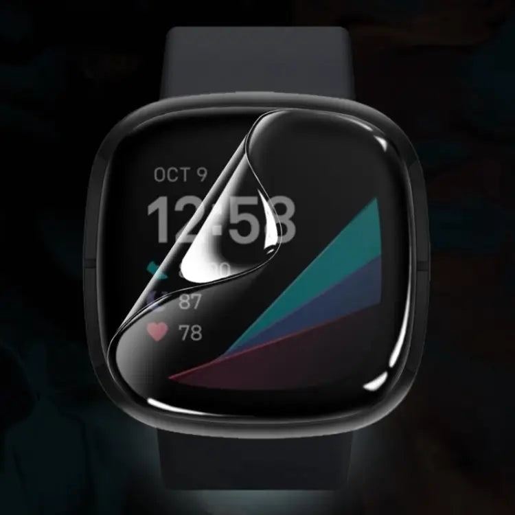 5 PCS for Fitbit Versa 3 / Sense TPU Soft Explosion-proof Screen Film For Fitbit Versa 3 - For Fitbit Versa 3
