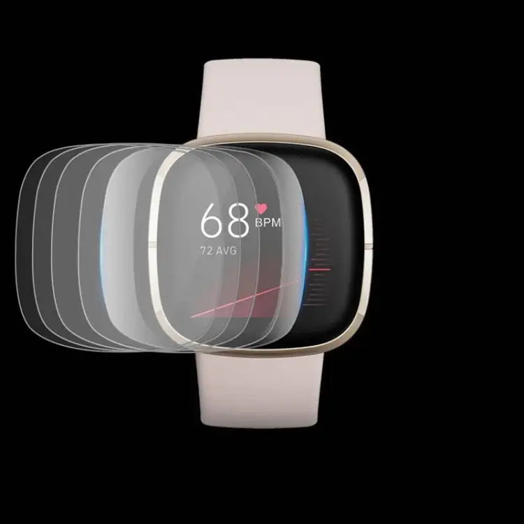 5 PCS for Fitbit Versa 3 / Sense TPU Soft Explosion-proof Screen Film For Fitbit Versa 3 - For Fitbit Versa 3