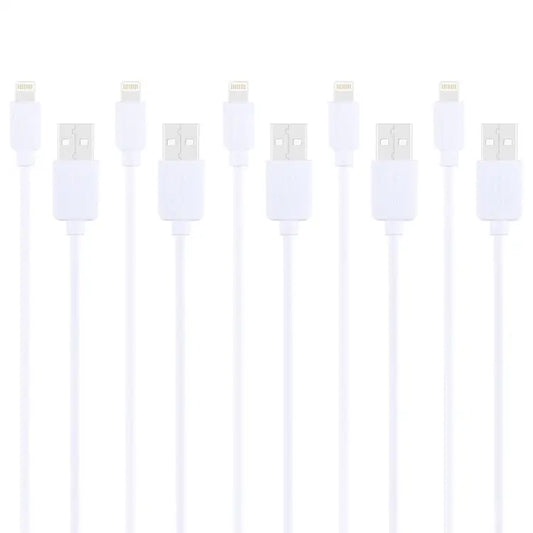 5 PCS HAWEEL 1m High Speed 8 pin to USB Sync and Charging Cable Kit for iPhone iPad