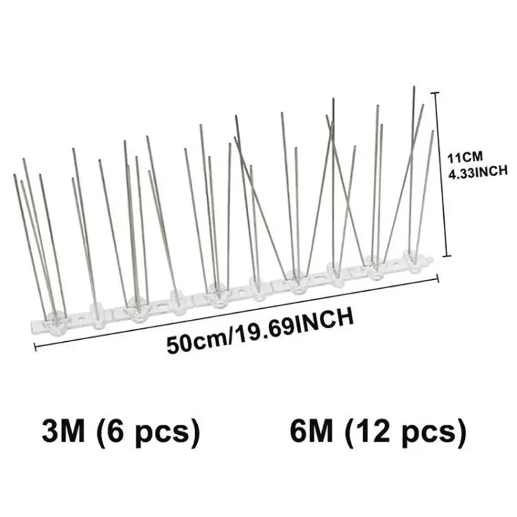 5 PCS / Set Bird Repeller 50cm Stainless Steel Nails Bird Spikes SK411 5 PCS - 5 PCS