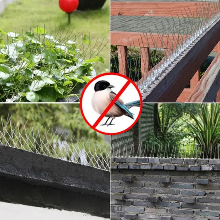 5 PCS / Set Bird Repeller 50cm Stainless Steel Nails Bird Spikes SK411 5 PCS - 5 PCS
