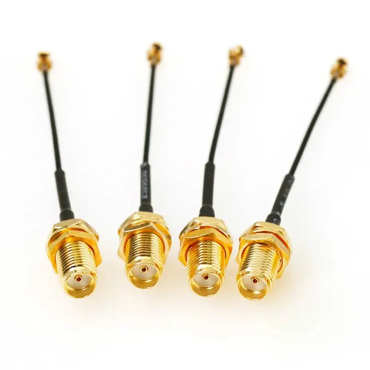5 PCS / Set RG178 Ufl / IPX / IPEX to SMA Female Adapter Braid Cable Length:10cm 10cm - 10cm