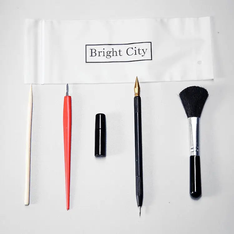 5 PCS / Set Scratch Painting Tool Scratch Pen Details of The Pen Repair The Pen Scraping Painting Special-purpose