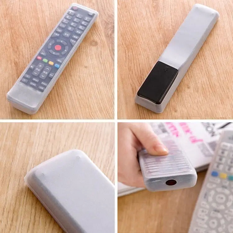 5 PCS Short Design Air Conditioning Remote Control Silicone Protective Cover Size: 12.4*4.5*2.2cm 12.4*4.5*2.2cm