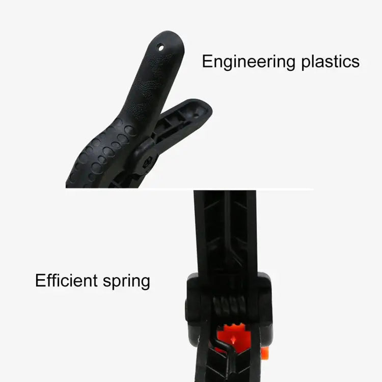 5 PCS Woodworking Photo Studio Photography Backdrop Nylon Clip Support Spring Clamp Length: 117mm Length: 117mm