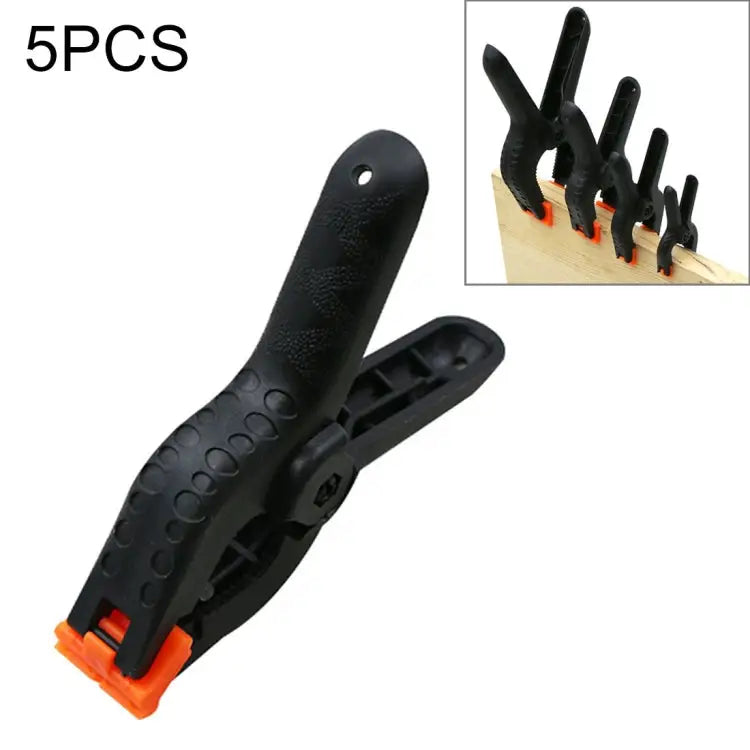 5 PCS Woodworking Photo Studio Photography Backdrop Nylon Clip Support Spring Clamp Length: 117mm Length: 117mm